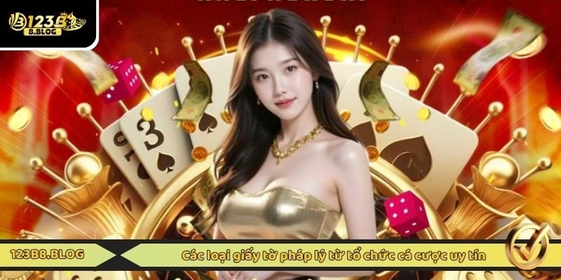 Các loại giấy tờ pháp lý từ tổ chức cá cược uy tín