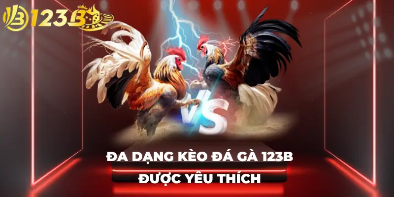Đa dạng kèo đá gà 123B được yêu thích